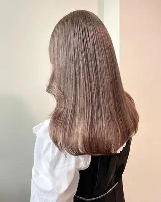 カラー 赤み消し🌿韓国風 ヘア🌿渋谷美容室のヘアスタイル