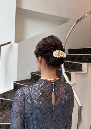 ショート ヘアアレンジ BiBi  藪 菜月のヘアスタイル