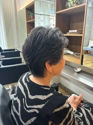 ショート レディースパーマ🍭 /大阪/福島駅/りなのヘアスタイル