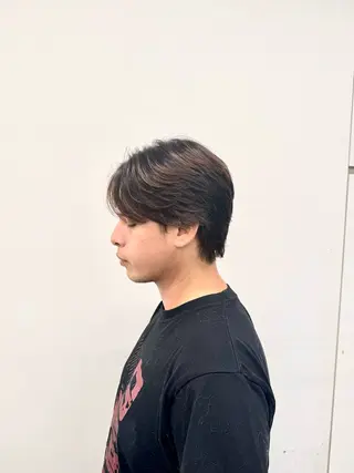 ミディアム パーマ ヘアアレンジ メンズ SALOWIN藤沢店所属・艶カラー の達人のヘアスタイル