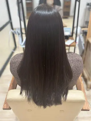 ロング 松山 麻一のヘアスタイル