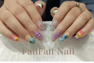 ネイル FanFan 長さ出し専門のネイルデザイン