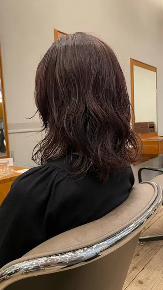 ミディアム カラー パーマ 原宿/ケパーマ 🧺ユウマのヘアスタイル