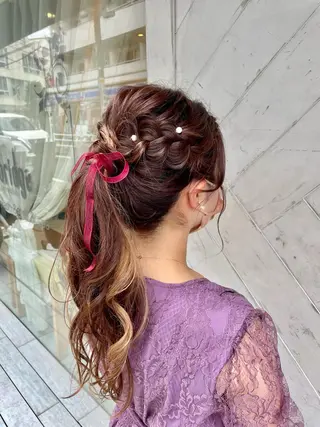 ヘアアレンジ 佐久間 成恵のヘアスタイル