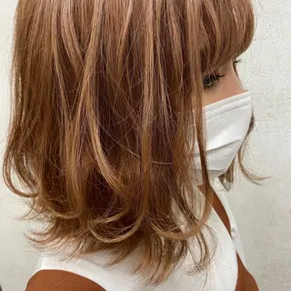 ミディアム メンズ縮毛矯正 ニュアンスパーマのヘアスタイル