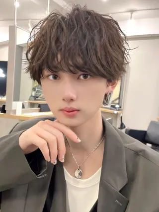 カラー パーマ メンズ メンズ美容師鎌田 丞のヘアスタイル