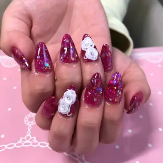 ミディアム ネイル 《LB》ラブリエ Nail&eyeのマツエク・マツパデザイン