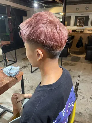 ショート カラー メンズ La fith hair ray所属・メンズ/パーマ/ ブリーチ/KAITOのヘアスタイル