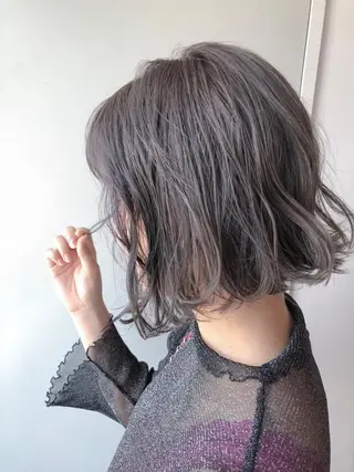 ショート カラー 【1日2名様限定】 AFLOAT白川雄副のヘアスタイル