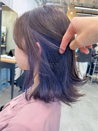 カラー ブリーチダブルカラー 【koide】のヘアスタイル