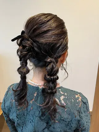 セミロング ❁ヘアメ❁ YUMI ❁ゆみ❁横浜桜木町のヘアスタイル