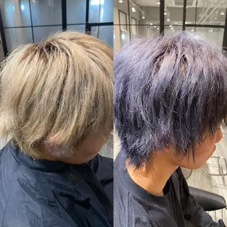 カラー 髪質改善/縮毛矯正 レイヤー/松川匠のヘアスタイル