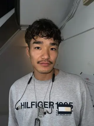 ショート BOW【ボウ】所属・メンズパーマ/本町/ 心斎橋/Takumiのヘアスタイル