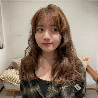 ロング カラー 暖色カラー / rio🐏 / 目黒のヘアスタイル