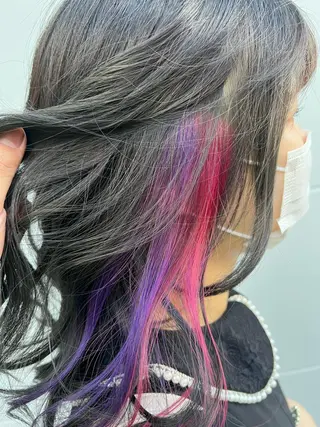 カラー まさき✂︎ブリーチ／ デザインカラーのヘアスタイル