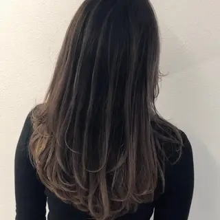 セミロング カラー ヘアアレンジ アンドウ ユウ/ レイヤーカット/韓国のヘアスタイル