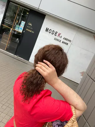 ミディアム パーマ SHAFT Ieiriのヘアスタイル