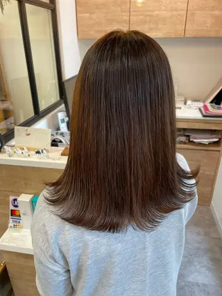 セミロング カラー ブリーチ/ハイトーン 🌏💊RAINEのヘアスタイル