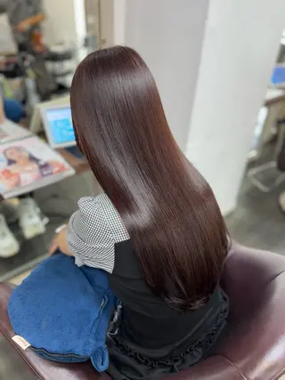 ロング カラー 湘南パーマ髪質改善 職人　HIROKIのヘアスタイル