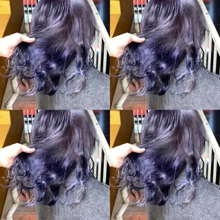 ミディアム カラー レイヤー×髪質改善 マネージャー安藤光司のヘアスタイル