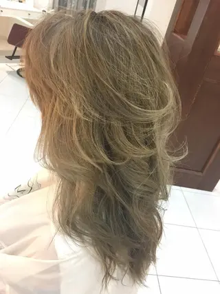 ロング 店長/mao/ 前髪/顔周りカットのヘアスタイル