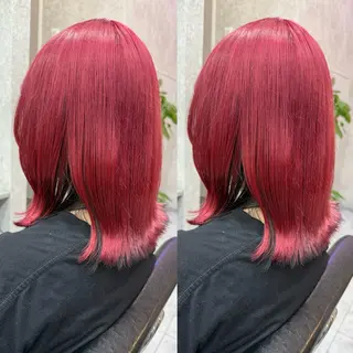 ショート カラー 🌺ハイトーン🌺 矢葺 なぎさ🌺🌺のヘアスタイル