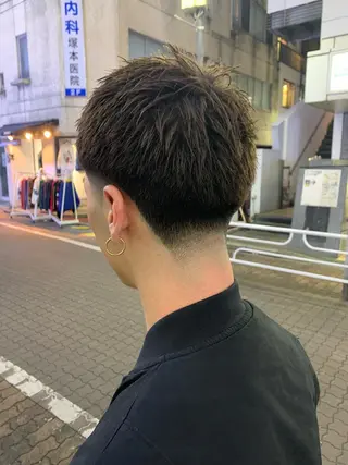 ショート million bucks barber shop 神田店所属・Mr.Ken /ショートパーマのヘアスタイル