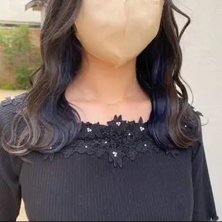 セミロング DECORArojii所属・赤坂 菜々恵のヘアスタイル