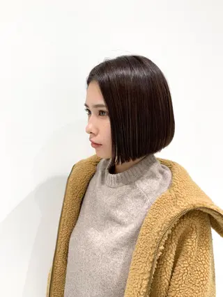 ショート カラー THE./ブリーチ 透感カラー/髪質改善のヘアスタイル