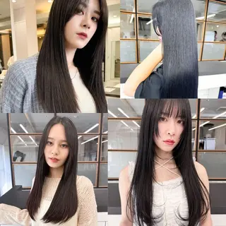 ロング 韓国🫧髪質改善🫧 縮毛矯正🫧陽菜🫧のヘアスタイル