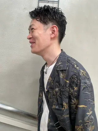 パーマ メンズ 佐藤 永夏のヘアスタイル