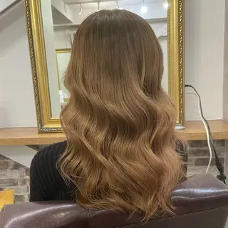 ロング カラー ヘアセット無料モデル 募集／栄／久屋／谷崎のヘアスタイル