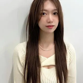 ロング 韓国特化🇰🇷 エクステのヘアスタイル