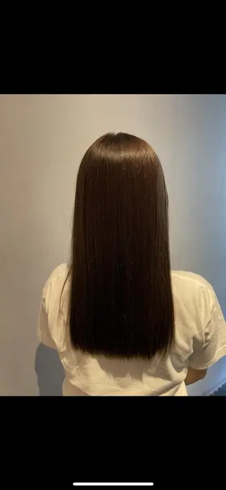 セミロング パーマ パピヨンロゼ メイ 髪質改善/酸性のヘアスタイル