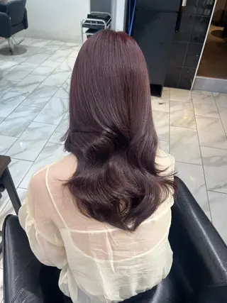 ロング カラー 🫧ナオ🫧 /韓国 ヘア/ マンツーマンのヘアスタイル