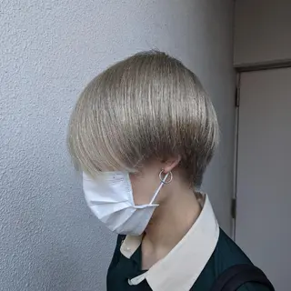 ショート カラー メンズ 小川 健治✨のヘアスタイル