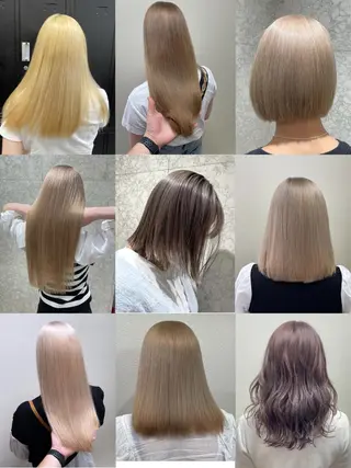 ミディアム カラー パーマ ヘアアレンジ メンズ キッズ ネイル マツエク・マツパ 髪質改善🇰🇷 レイヤーカット/梅田のヘアスタイル