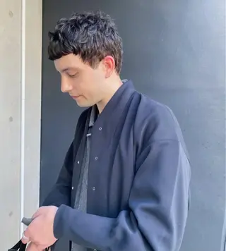 ショート メンズ ボブ/レイヤー/艶 🦕risa 森下のヘアスタイル