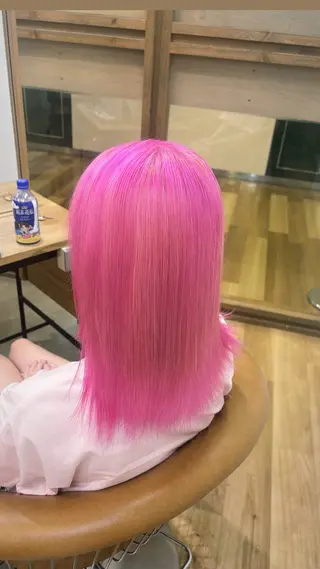 カラー CINQ hair&spa所属・CINQ ゆりんのヘアスタイル