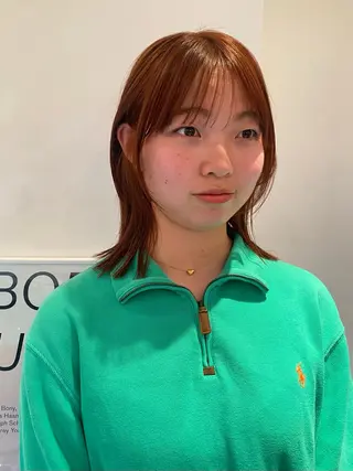 ミディアム Tomoka🐶🌟 似合わせカット✂︎のヘアスタイル