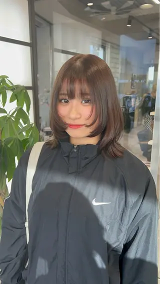 ミディアム カラー 🌞レイヤー×カラー 前川那津美🌞のヘアスタイル