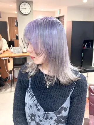 カラー ROIS表参道所属・ケアブリーチ/ ブリーチ/Kazuoのヘアスタイル