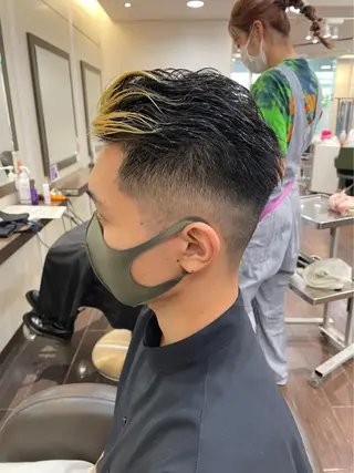 ショート カラー メンズ レディースカット いからしゆうたのヘアスタイル