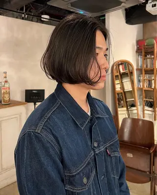 ミディアム メンズ さくらい まりこのヘアスタイル