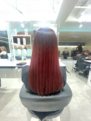 ロング カラー エフェクトブリーチ／ レイヤーカット／翔のヘアスタイル