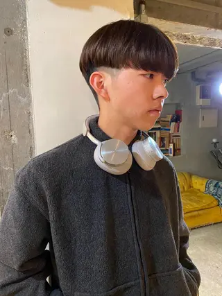 メンズ パーマ、髪質改善 カズマのヘアスタイル