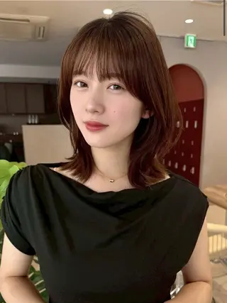 ミディアム 小屋町 瑞歩のヘアスタイル