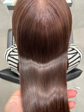 ロング カラー すぐ巻ける縮毛矯正 🍀勝倉　麗のヘアスタイル