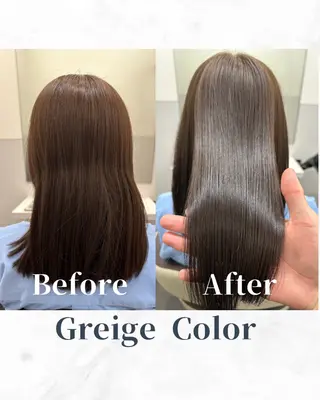 セミロング カラー 【レイヤー/韓国風 /髪質改善】RINのヘアスタイル