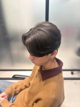 メンズ 曲がる縮毛矯正/ メンズパーマ森隆之介のヘアスタイル